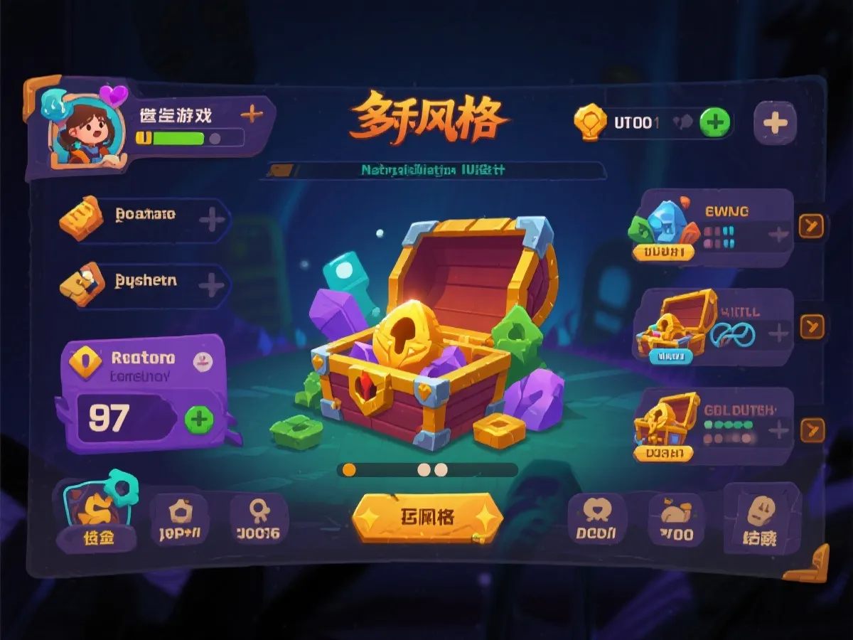 多主题电子游戏展示